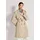 Madeleine Trenchcoat MADELEINE "Trenchcoat Eleganter gefütterter Zweireiher", Damen, Gr. 44, beige (cappuccino), Obermaterial: 80% Polyester PES. 20% Viskose CV., Modern, Mäntel, Trench Longform