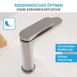 Bächlein - Design Badarmatur - Elowa Anthrazit
