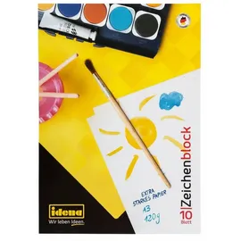 IDENA Zeichenblock DIN A3 10 Blatt 120g/m2