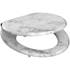 Schütte WC-Sitz Marmor Stone Grau