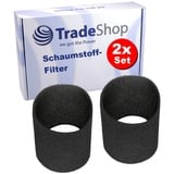 2x Trade-Shop Schaumstoff-Filter kompatibel mit Thomas Vario Syntho, Twin, Nevac PT450, kompatibel mit Aldi Workzone Nass- und Trockensauger