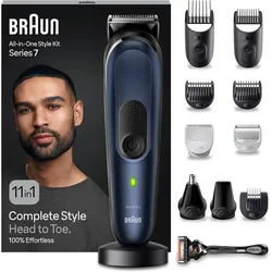 Series 7 MGK7450  Elektrorasierer 11-in-1 Bartpflege Bodygroomer Set