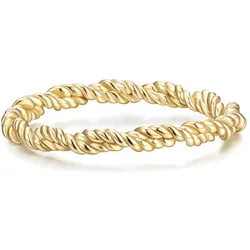 Glanzstücke München Ring Sterling Silber in Gelbgold Ringe   Damen 