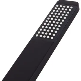 Beliani Handbrause Schwarz Metall Rechteckig Stab 1 Strahlart Modern Klassisch Duschkopf Badezimmer Stabhandbrause Stabbrause