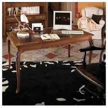 aea Tisch Schreibtisch Sekretär Schreibtische Italienische Möbel Büro Holz Tische - Braun