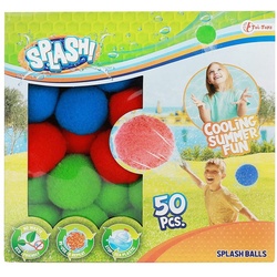 Toi-Toys Badespielzeug SPLASH Super Splashbälle 5cm (50 Stück), wiederverwendbar und nachhaltig