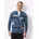Sieh an Strickjacke in jeansblau-gemustert 48