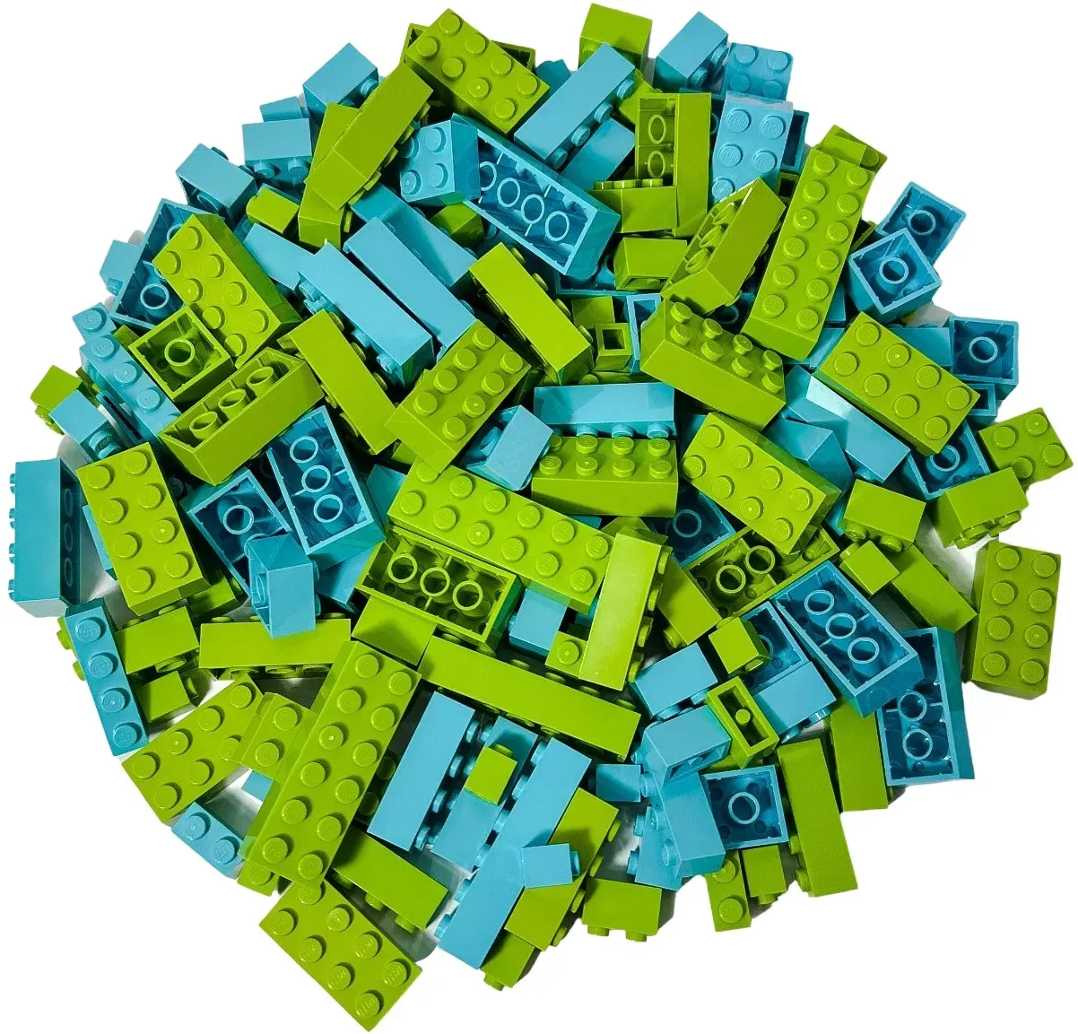 LEGO® Steine Hochsteine Limette & Azur - Teile 400x