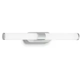 Briloner - LED Spiegelleuchte Bad, Spiegellampe Badezimmer, Wandlampe, Wandleuchte, IP44, neutralweiße Lichtfarbe, 7W, Chrom-Matt, 40 cm