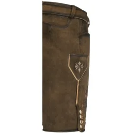Nübler Lederhose Mondsee in Mocha | Gr.: 50