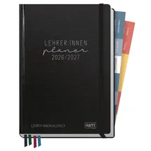 Häfft Lehrer-Planer A5+ Schwarz 26/27