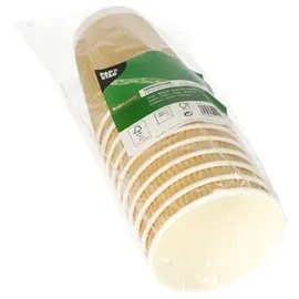 Papstar Trinkbecher Pappe 10 St. Ø 9 cm Natur