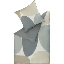 SCHÖNER WOHNEN-Kollektion Bettwäsche Pebble 135 x 200 cm Renforce Grau