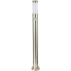 Außenlampe Stehleuchte Edelstahl Bewegungsmelder IP44 Außenbeleuchtung Globo BOSTON 3159S