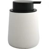 MSV Seifenspender Maonie Keramik Flüssigseifen-Spender 300ml matt weiß