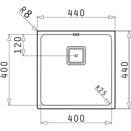PYRAMIS LUME (40x40) 1B Unterbau