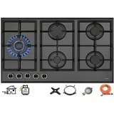 phönix handels gmbh Phönix PG-901LT Gaskochfeld Gaskocher 5 flammig Propan / Erdgas