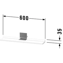 Duravit Sivida Ablage, SV7431010790000,