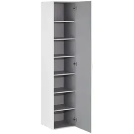 Sconto Schrank 1-türig ¦ weiß ¦ Maße (cm): B: 40 H: 185 T: 40.0
