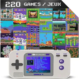 My Arcade Gamer V Classic (220 in 1) Gray & Purple