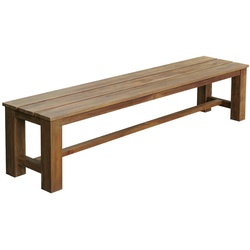 Gartenbank Aberdeen 195 cm Teak Braun