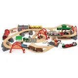 BRIO Straßen und Schienen Set Deluxe (33052)