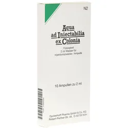 AQUA AD Iniectabilia ex Colonia Ampullen 10X2 ml