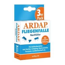 ARDAP Fliegenfalle Nachfüller 3er Pack