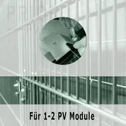 Zaun-Montagepaket für Solarmodule