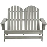 vidaXL Adirondack-Gartenbank 119,5 x 85,5 x 89,5 cm grau
