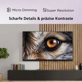 JVC Fernseher 40 Zoll Smart TV VIDAA Full HD HDR Fernseher mit 100 cm Bildschirmdiagonale und integriertem Triple-Tuner, LED TV LT-40VDF2555