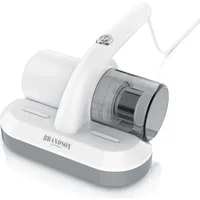 Brandson Milbensauger, Handstaubsauger, 300W, vernichtet 93 % Milben, chemiefreie Reinigung, Absaugen, Desinfizieren von Matratzen mit UV-C Licht, ... - Weiß/Grau