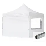 TOOLPORT Faltpavillon Economy 3 x 3 m inkl. 4 Seitenteile weiß 59018