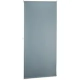 Relaxdays Verdunkelungsrollo, Hitzeschutz, Thermo Rollo Klemmfix, blickdichtes Seitenzugrollo 90x210, Stoff 86 cm, grau