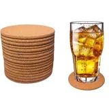20 STK. korkuntersetzer rund 10cm Ø 5mm dick - tischset Kork untersetzer gläser Holz - glasuntersetzer Kork untersetzer Glass - tischdeko wohnungs zubehör - bierdeckel - korkplatte - tischuntersetzer