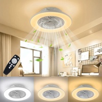 ACXIN LED Deckenventilator Mit Beleuchtung Deckenventilator mit Fernbedienung Lüfterlicht Deckenleuchte Dimmbar Modern Lüfter Lampe Ventilator Deckenlampe 90W