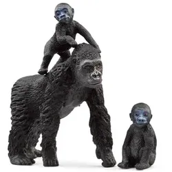 schleich® Flachland Gorilla Familie 42601