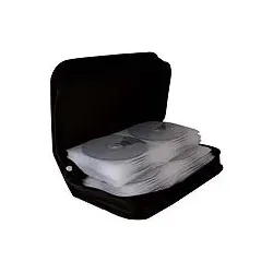 MEDIARANGE CD-Mappe 96CDs schwarz BOX55 Nylon