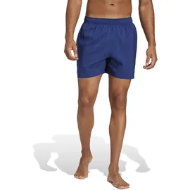 adidas Herren Badeshorts Solid CLX Short-Length, Größe M in Blau DKBLUE/BLACK