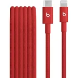 Apple Beats USB-C zu Lightning gewebtes Kabel 1.5 m Rapid Red