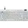 Logitech G PRO X TKL Rapid, weiß/silber, Magnetic Analog, USB, US (920-013242)