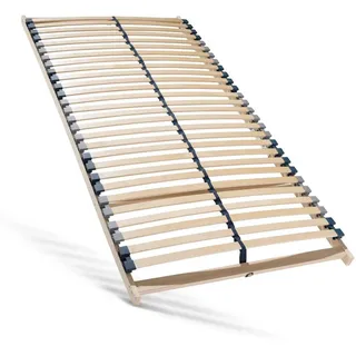 Sleepneo Lattenrost, Buche, Holz, 7-Zonen, 90x200 cm, Hergestellt in Deutschland, Blauer Engel, TÜV Süd, nicht verstellbar, Schlafzimmer, Lattenroste