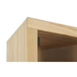 Smart Oslo Hochschrank 42 x 186 x 36 cm Mehrfarbig Massivholz