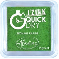 Buttinette Izink Stempelkissen, grün, 5,1 x 5,1 cm