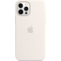 Apple iPhone 12 | 12 Pro Silikon Case mit MagSafe weiß