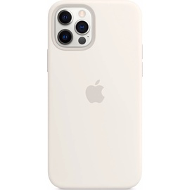 Apple iPhone 12 | 12 Pro Silikon Case mit MagSafe weiß