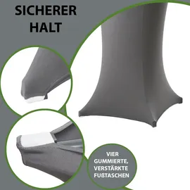 Trutzholm Stehtischhusse Grau Ø 80 cm 20er Set