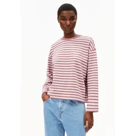 ARMEDANGELS Frankaa Maarlen Sweatshirt Stripe Rosa/Pink XS