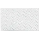 Intirilife Duschvorleger Weiß 80 x 50 cm