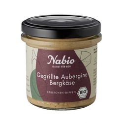 Nabio Aufstrich - Gegrillte Aubergine Bergkäse bio